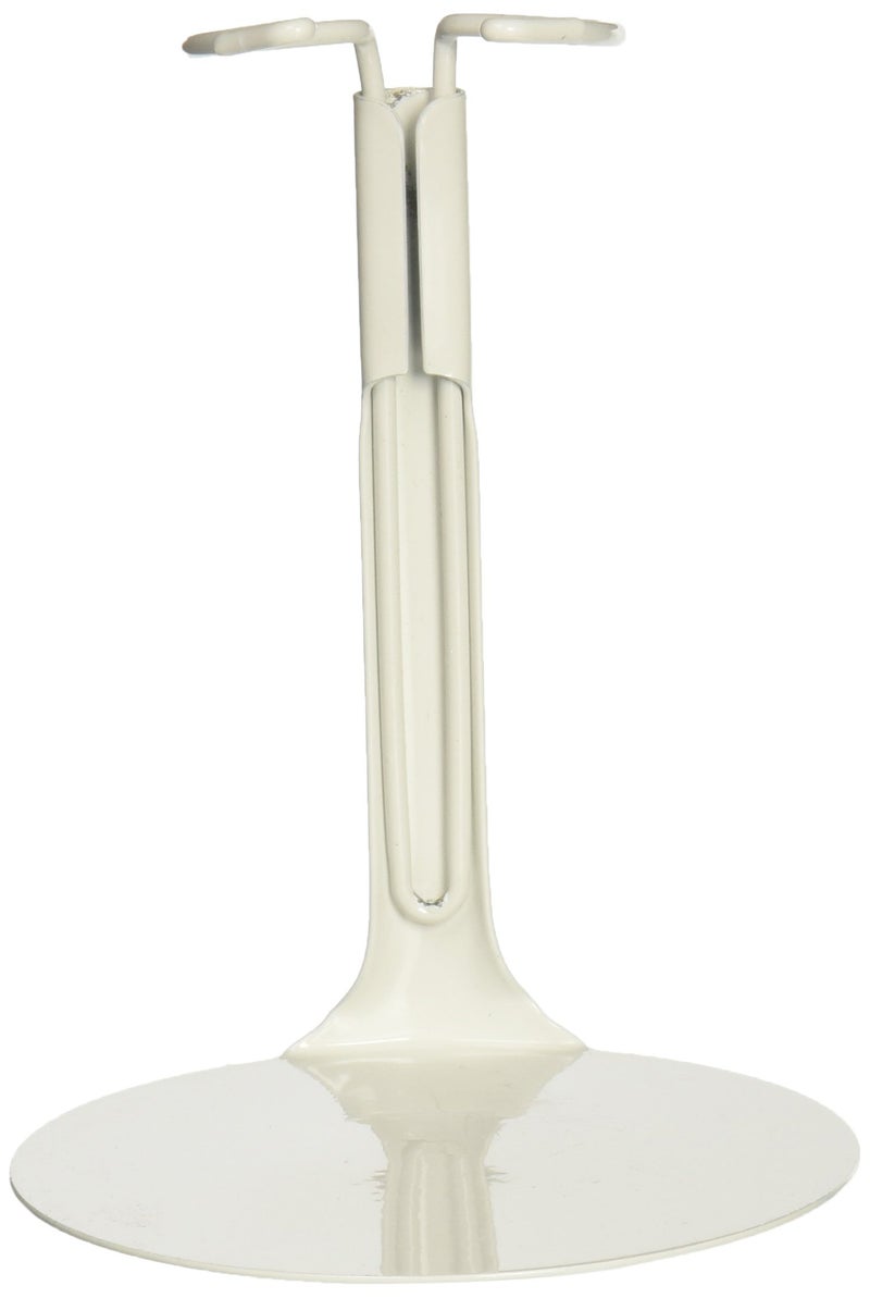 Kaiser Doll Stand 2001, Box of 12 - White Doll Stands for 6 1/2" to 11" Dolls - Image 1